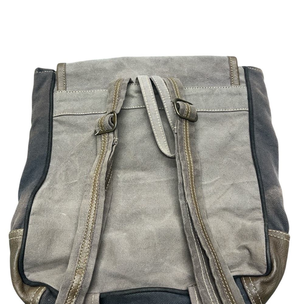 Vintage Brown and Tan Backpack Myra Bag Canvas - Picture 2 of 6